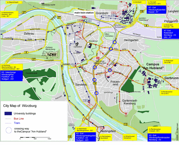 Map Wuerzburg Faculty Of Biology