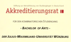 Bild und Link: Akkreditierung Bachelor of Arts